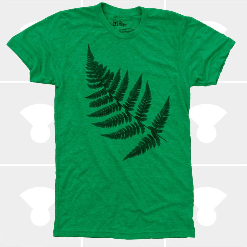 Men's Fern T-Shirt, Flora and Fauna, Plant Shirt, Botanical, Floral image 4