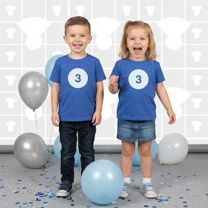 3rd Birthday Shirt, Glow in the Dark #3, Custom Name Personalized 3 Year Old Gift image 1