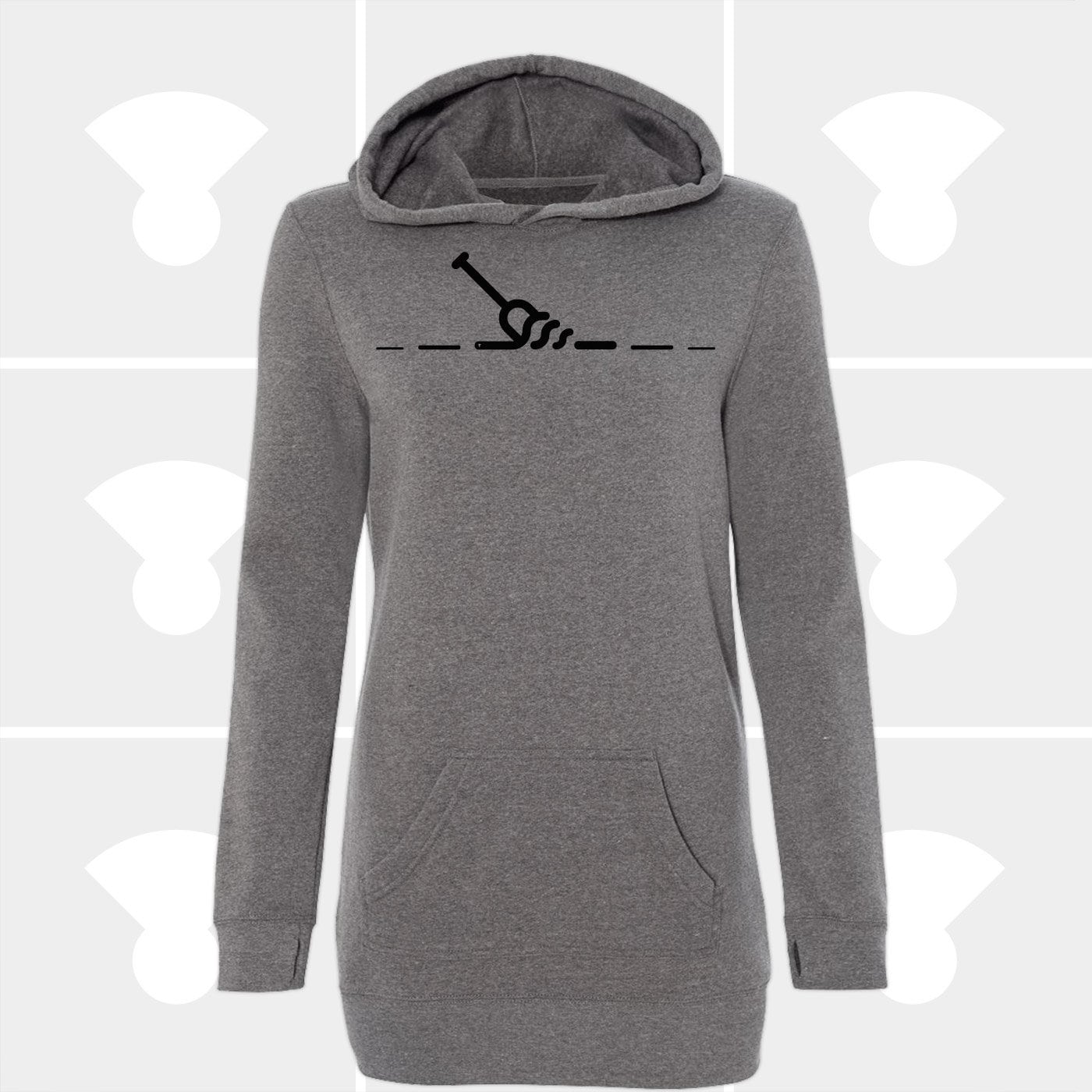 mediumcontrol Paddle, Women's Sweatshirt Dress, Canoe, SUP, Surfing, Stand Up Paddle Board, Yoga, Athletic Apparel, Pullover Hoodie, Beachwear, Kayak