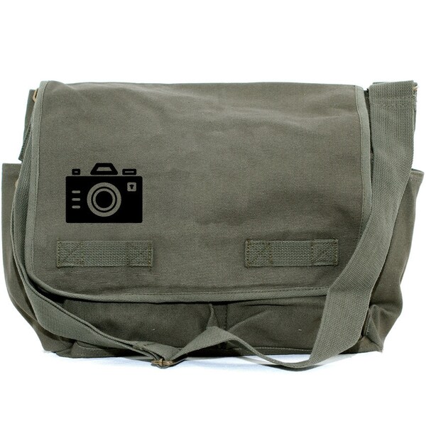 Canvas Camera Bag Etsy