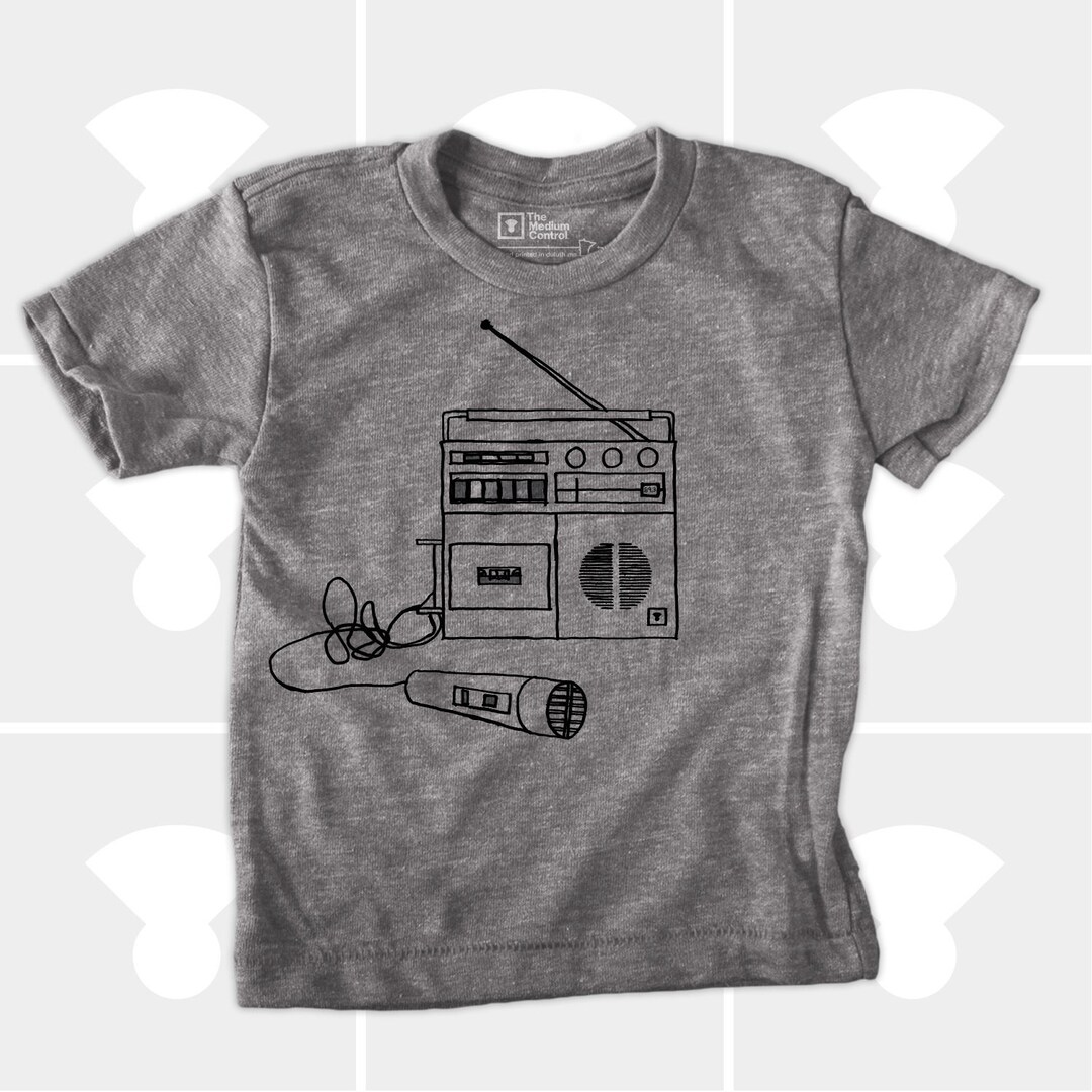 80's Boombox Boys and Girls Music T-shirt Toddler Shirt Baby Shirt ...