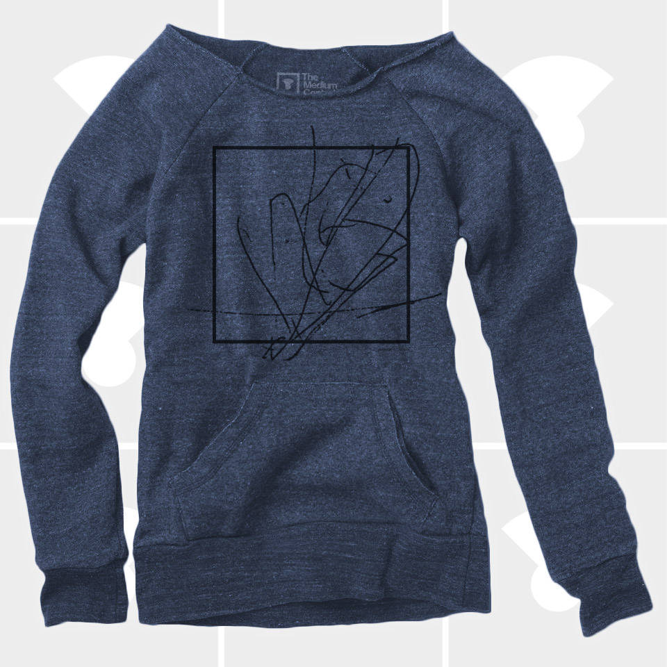 women's slouchy sweatshirt