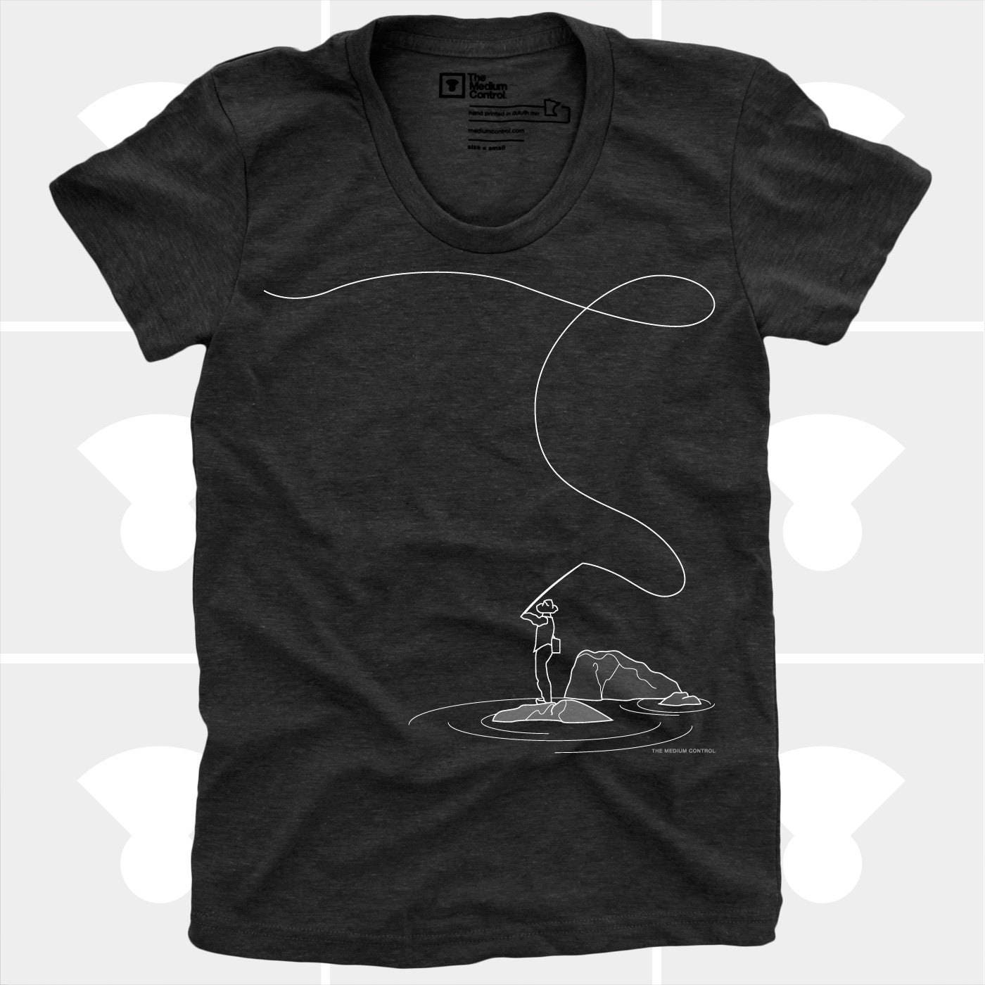 Women's Tshirt Fly Fishing women, Womens Top, S,m,l,xl, Fishing, Fly Fishing,  Outdoors, Camping, Black 5 Colors Tshirt for Women 