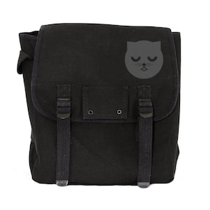 Backpack, Cat, Canvas Backpack, Kids Backpack, School Backpack, Diaper Bag Backpack, Backpack Women, Monogram Backpack, Personalized Bag