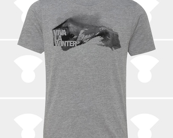 Kids Big Sky Montana Ski Shirt | Youth Viva La Winter T-Shirt | Snowboard Mountain Graphic