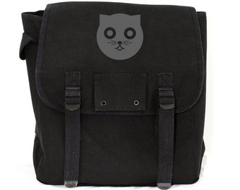 Watson the Cat - Simple Canvas Backpack