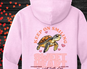 Sea Turtle Lover Hoodie Sweatshirt, Ocean Activist Sweatshirt, Protect Endangered Species Gift, Gildan 18500, Sea Life Turtle Clothing,