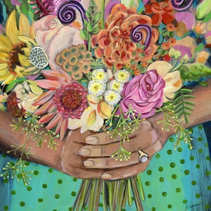 Archival Print on Panel, "Gratitude"