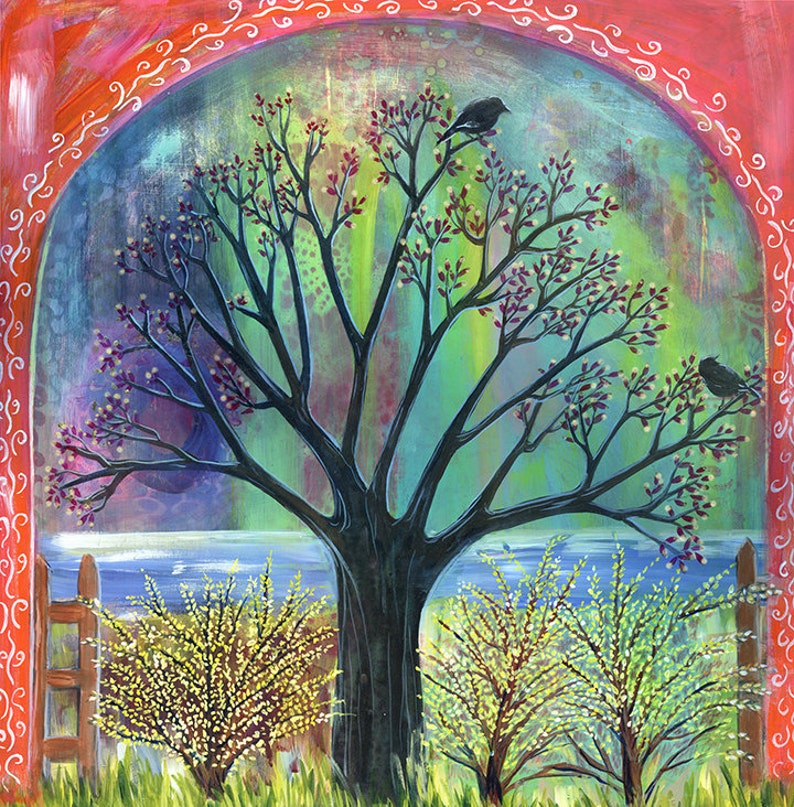 Archival Print on Wood anticipation Etsy