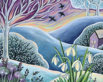 Archival print “Snowdrops”