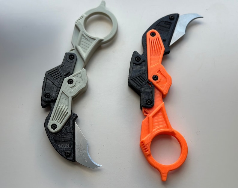 Cuchillo utilitario Karambit plegable / Cuchillo EDC / Cuchillo de regalo imagen 1