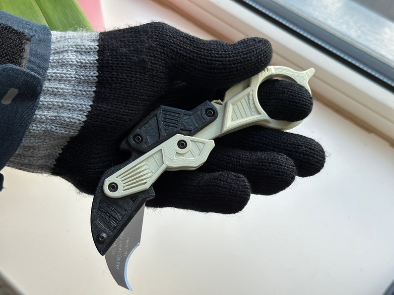 Cuchillo utilitario Karambit plegable / Cuchillo EDC / Cuchillo de regalo imagen 10