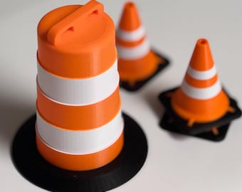 1/10 Scale Traffic Road Barrel Barrier