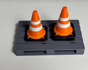 Realistic 1/10 Scale Traffic Cones (10 Pack)