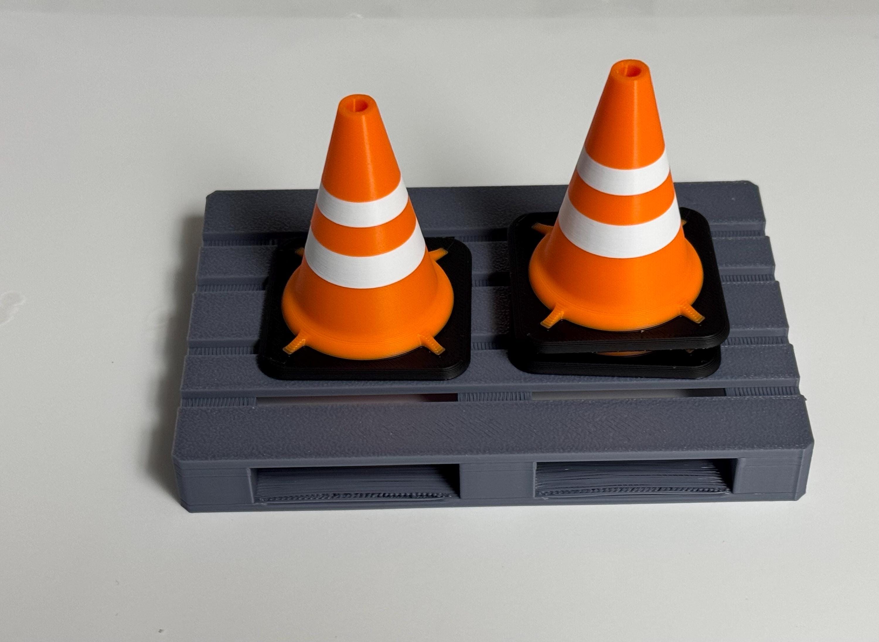 HO LOT 25 Cônes Signalisation, 1/87 H0 Diorama Construction - Foto 5