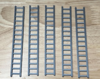 Tactical Terrain Siege Ladder for Wargaming Miniatures (28–32mm Scale) 5 pack