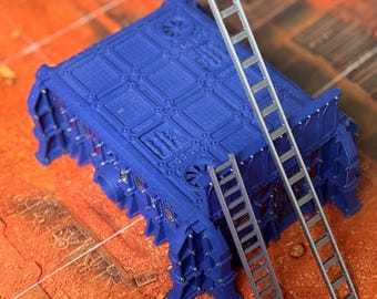 Tactical Terrain Siege Ladder for Wargaming Miniatures (28–32mm Scale) 5 pack (Extra Large)