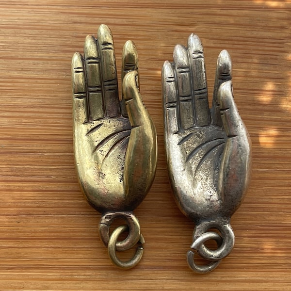 Brass Hand - Etsy