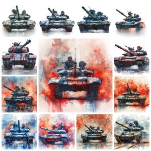 29 Tanque de armadura moderna aquarela PNG Clipart, Ilustração de instantâneo do tanque de batalha principal, Imagem de cenário de tanque de armadura pesada, Uso comercial do tanque