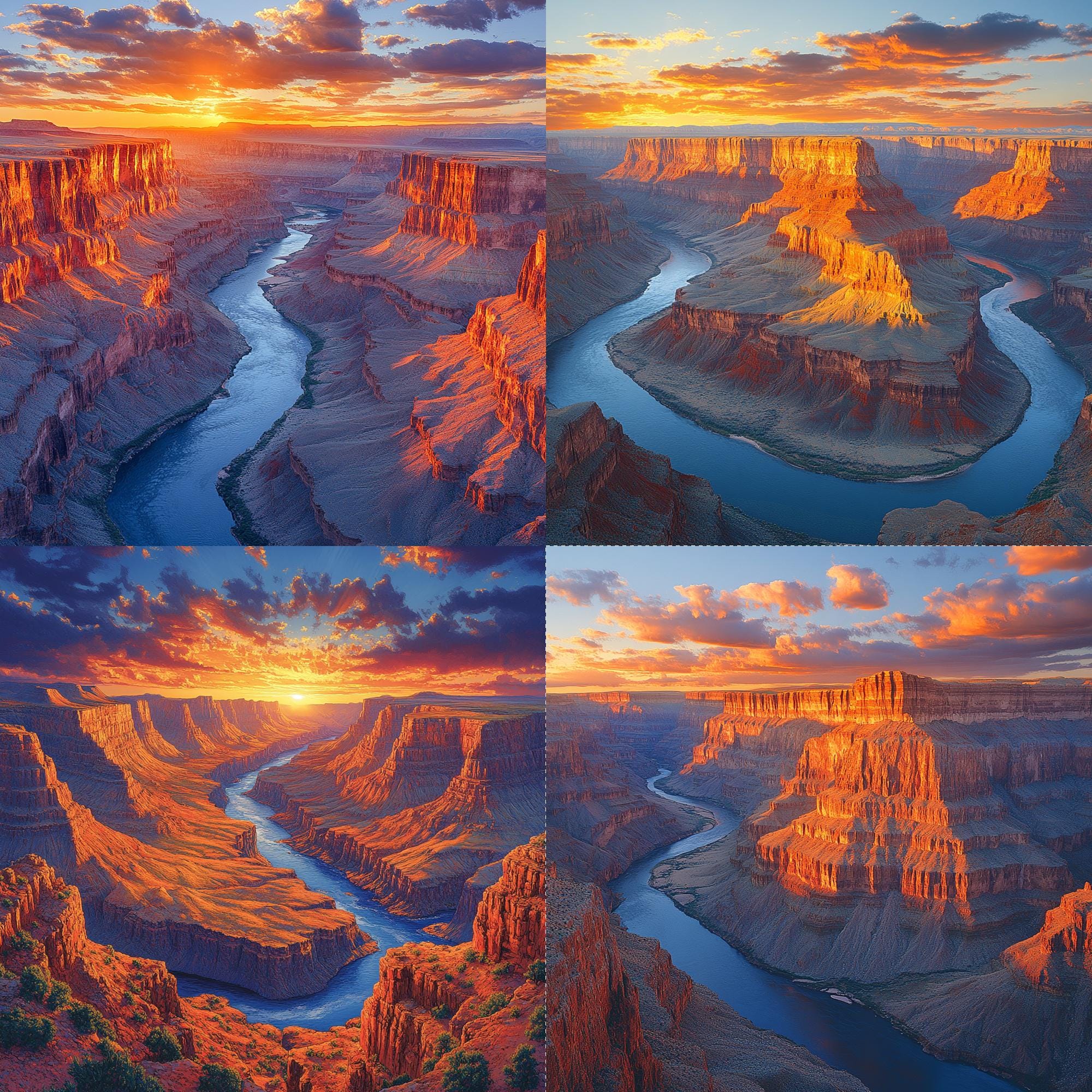 Grand Canyon Landscape PNG Clipart Bundle, Arizona Canyon Scenic Trail ...