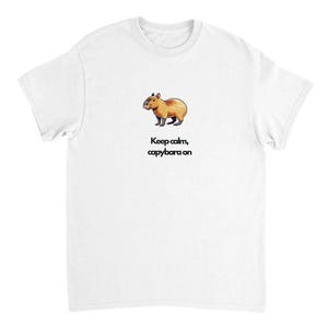 Funny Capybara T-Shirt | Humorous Cotton Tee for Animal Lovers & Gifts