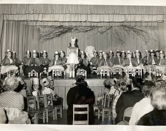 Vintage Photo, Sally's Solo, School Program, Vernacular, Original Photo, Found Photograph, Old photo, Snapshot