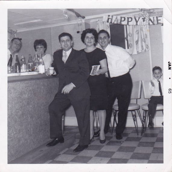 Porch Party Original Vintage Photograph