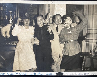 Vintage Photo, Party Animals 2, Vernacular, Original Photo, Found Photograph, Old photo, Snapshot