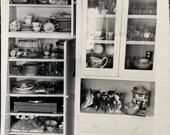 Vintage Photo, Everything in the Cupboard, Vernacular, Original Photo, Found Photograph, Old photo, Snapshot