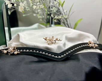 White Flower Brow Band
