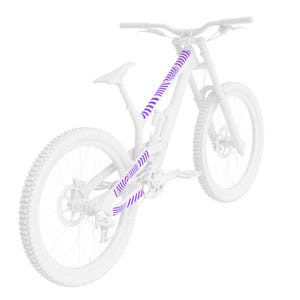 Bike Frame Protection Stickers • SAY-10 • MTB Bike Frame Premium Decals • drajger • Ozzy Rizz