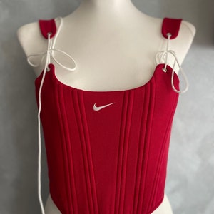 Upcycling Corset, Corset Top, Corset From Polo, Polo Corset