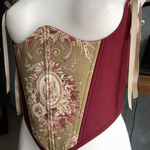 Сorsage, Corset, Corset Belt, Renaissance bodice, Underbust Corset, renaissance corset for dress, fairytale corset, burgundy corset