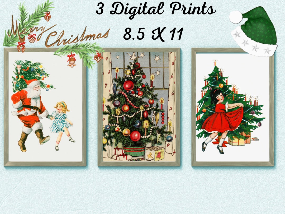 printable-christmas-wall-art-santa-clauschristmas-wall-etsy