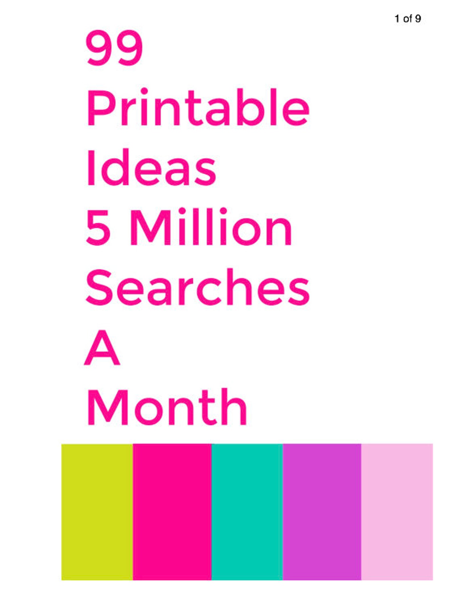 99 Printable Ideas Printable Ideas to Sell on Etsy 99 Printable Ideas