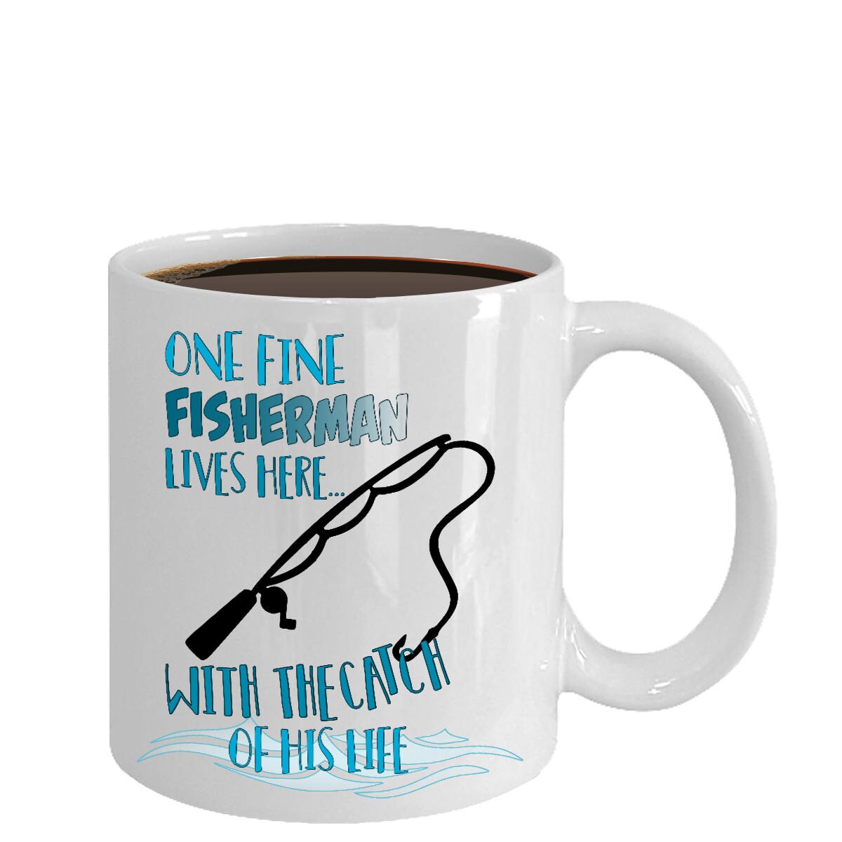 One Fine FishermanFishing Coffee MugFisherman MugDad Etsy