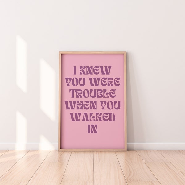 Taylor Swift Print Download | Big Fun Print | Swiftie Merch | Music Poster | Wall Art | Bold | Typographic | Lyrics | Quote | Print | Decor