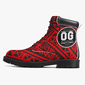 The OG Bloodline Ucey Yeet Wrestling Boots Gift For WWE Fan Idea For Roman Reigns Tribal Chief Unisex Wrestling Boots Footwear Gift For Fans