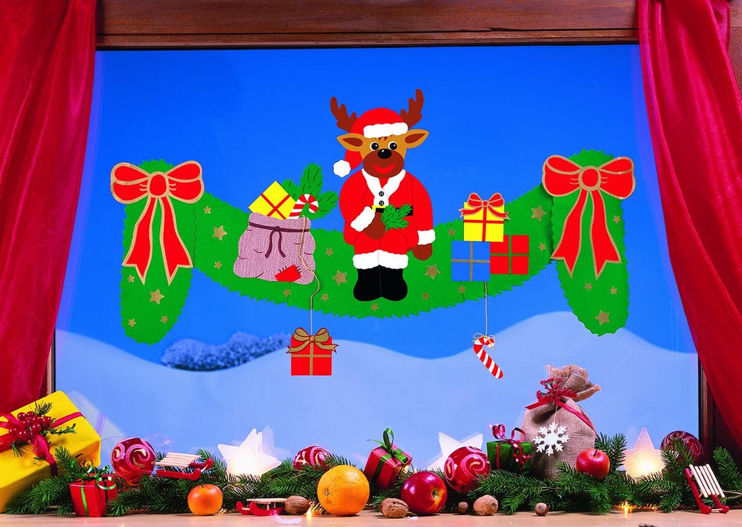 Fischer Window Pictures Rudolf Craft Kit for DIY Crafting - Etsy