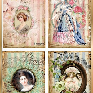Portrait of a Lady ATC Set From Marie Antoinette to Downton - Etsy