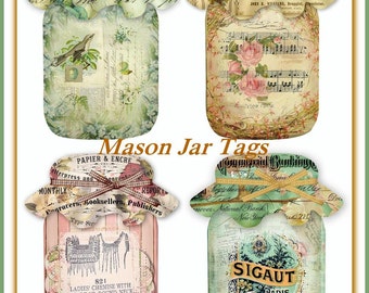 Altered Art Tags - Etsy