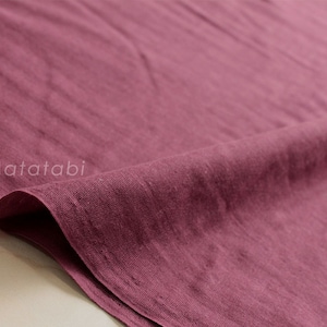 Japanese Fabric - Kobayashi solid double gauze - wine - 50cm