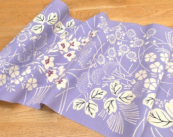 Shokunin Collection Hand-printed Chusen Japanese Yukata Fabric - Akikusa - 50cm