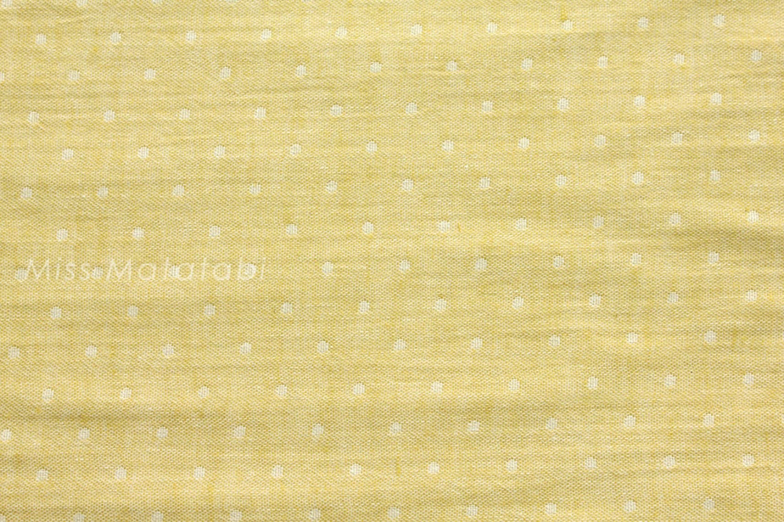 Japanese Fabric Kokochi Double gauze reversible dots Y Etsy