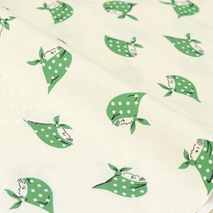 Japanese Fabric Kerchief Girls green 50cm image 1