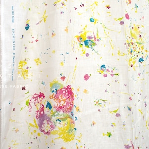 nani IRO Kokka Japanese Fabric ENCOUNTER Linen - A - 50cm