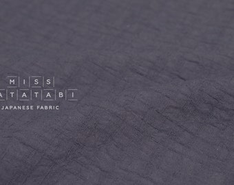 Japanese Fabric Momiji Tsumugi Washed Dobby - messhi - 50cm