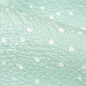 Japanese Fabric Multi Dots Ripple - mint - 50cm