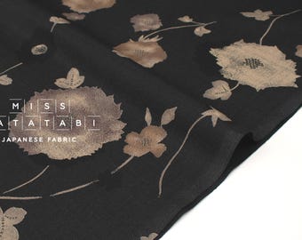 Japanese Fabric Kaede - black - 50cm