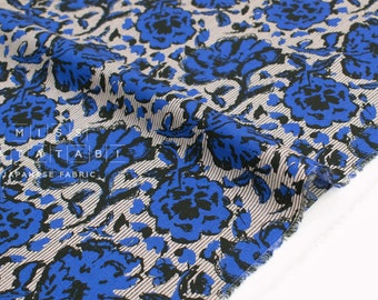 Japanese Fabric Georgia - blue - 50cm